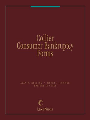 cover image of Collier Consumer Bankruptcy Practice Guide with Forms